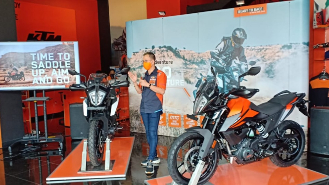 Acara peluncuran KTM 390 Adventure