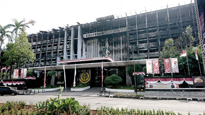 Gedung Kejaksaan Agung RI pascakebakaran