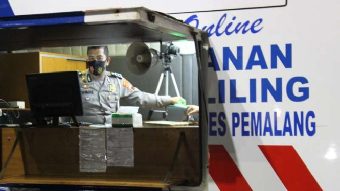 Pelayanan SIM pada malam hari di Pemalang
