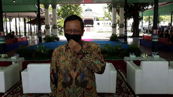 Menkopolhukam Mahfud MD di Yogyakarta