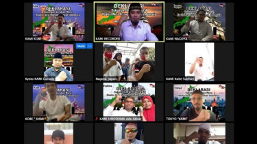Deklarasi KAMI Jepang melalui virtual