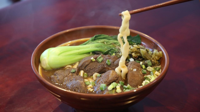 Mi daging sapi Taiwan