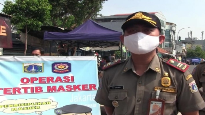 Operasi tertib masker di tengah pandemi COVID-19
