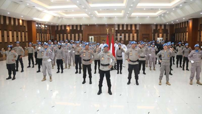 Satgas Garuda Bhayangkara yang akan bertugas di Sudan dan Afrika Tengah