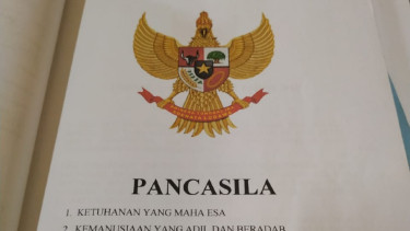Sebuah organisasi di Garut mengubah lambang Garuda Pancasila