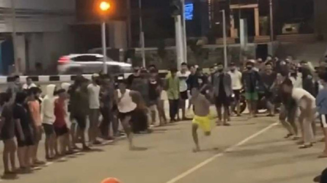 Balap lari di jalanan