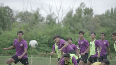 Latihan Timnas Indonesia U-19 di Kroasia