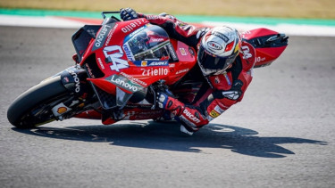 Pembalap Ducati, Andrea Dovizioso. 