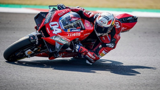 Pembalap Ducati, Andrea Dovizioso. 