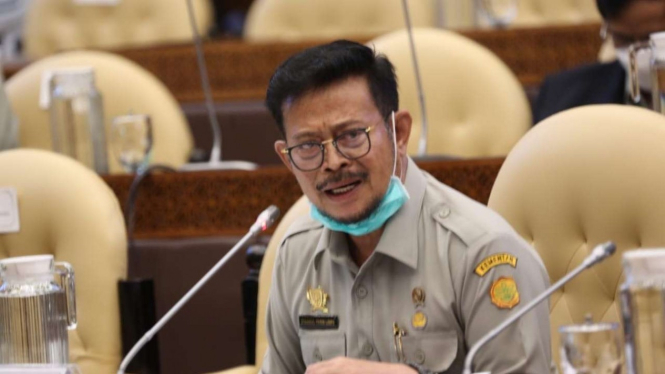 Menteri Pertanian (Mentan) Syahrul Yasin Limpo.