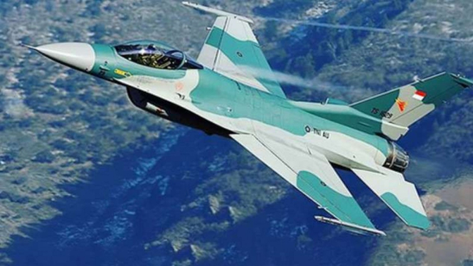 VIVA Militer: Jet tempur F-16 Skadron 3 TNI.
