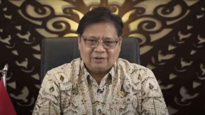 Menko Perekonomian Airlangga Hartarto.