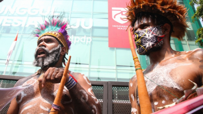Ilustrasi aksi Masyarakat Papua Sambangi Kantor LPDP