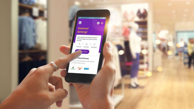 Peluncuran produk fintech BRI. 