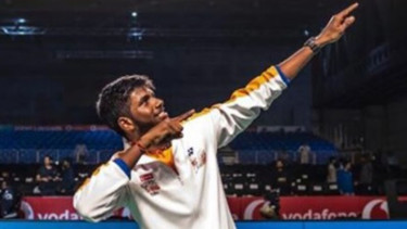 VIVA Bulutangkis: Pemain ganda putra India, Satwiksairaj Rankireddy.
