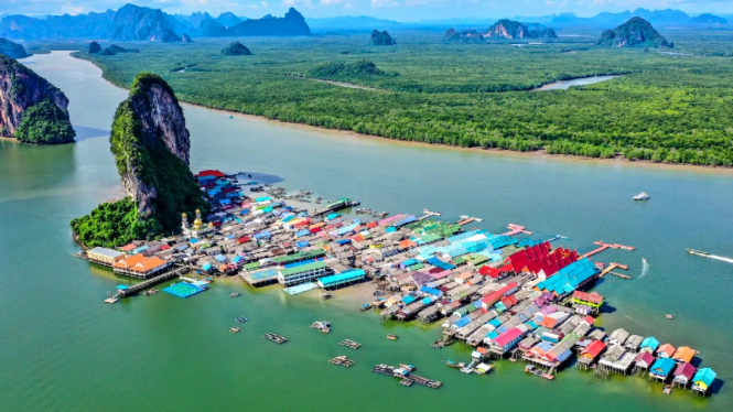 Destinasi wisata di Thailand, pulau Koh Panyee