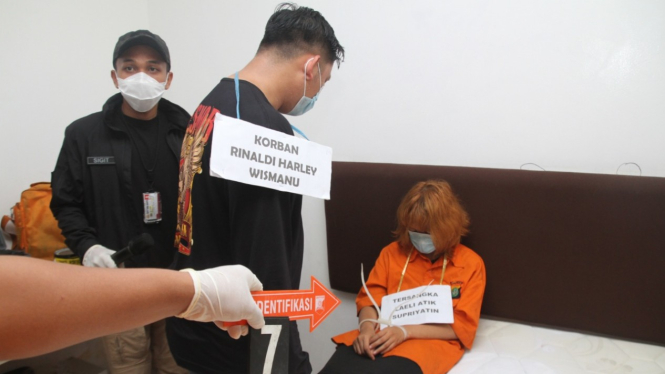 Rekonstruksi Mutilasi di Apartemen Mansion Pasar Baru
