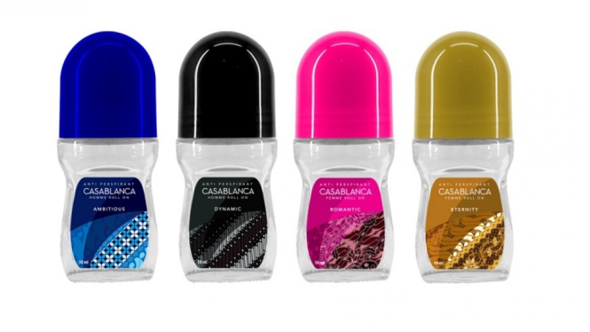 Casablanca Deodorant  Antiperspirant Roll On.