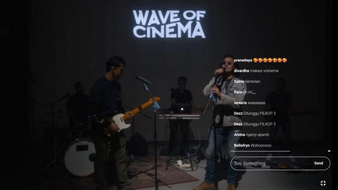 Konser Wave of Cinema Filosofi Kopi