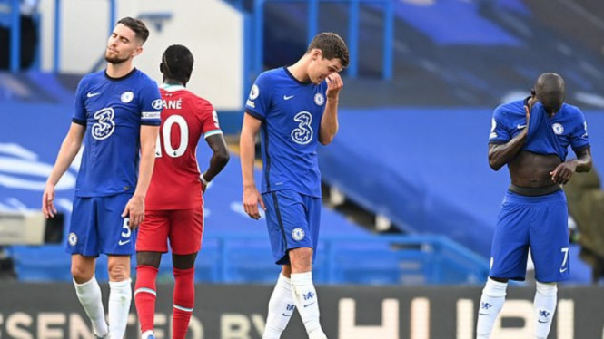 Bek Chelsea, Andreas Christensen, diusir wasit di laga lawan Liverpool