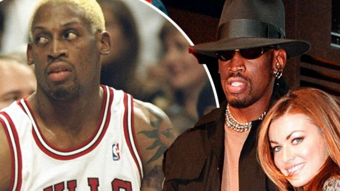 Dennis Rodman dan Carmen Electra
