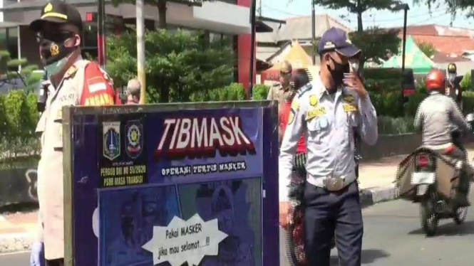 Operasi Yustisi di Jakarta Timur