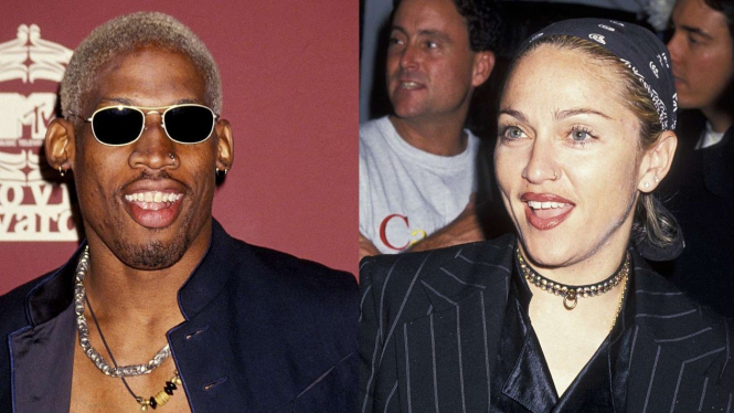 Dennis Rodman dan Madonna