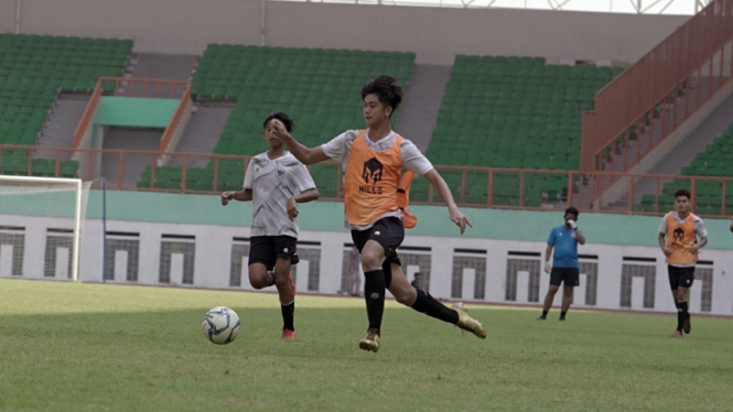 Latihan Timnas Indonesia U-16