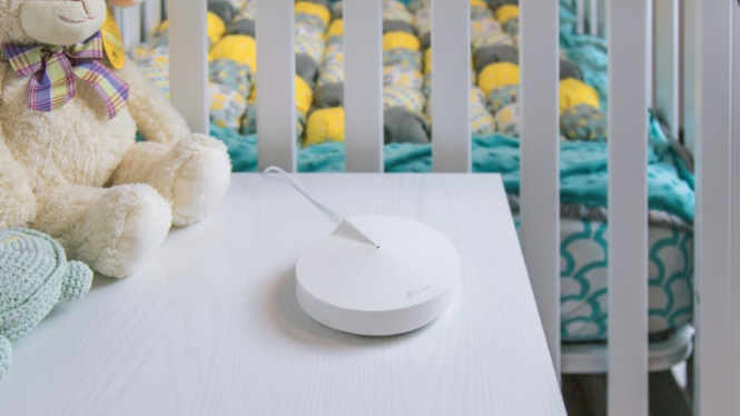 Perangkat router di rumah