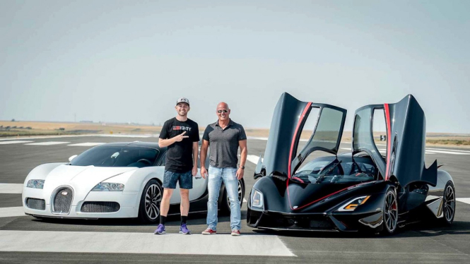 Bugatti Veyron vs SSC Tuatara
