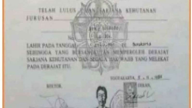 ijazah Jokowi