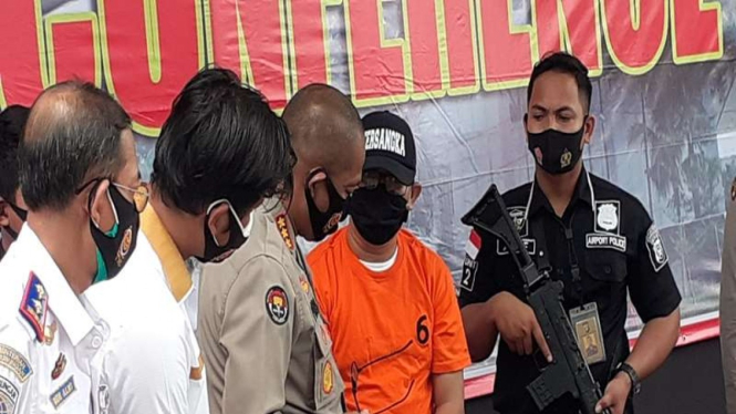 Tersangka pencabulan pelaksanaan rapid test di Bandara Soetta