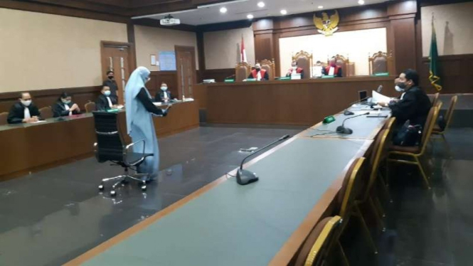 Jaksa Pinangki kembali menjalani persidangan.