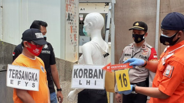Rekontruksi kasus pencabulan oleh petugas rapid test Bandara Soetta