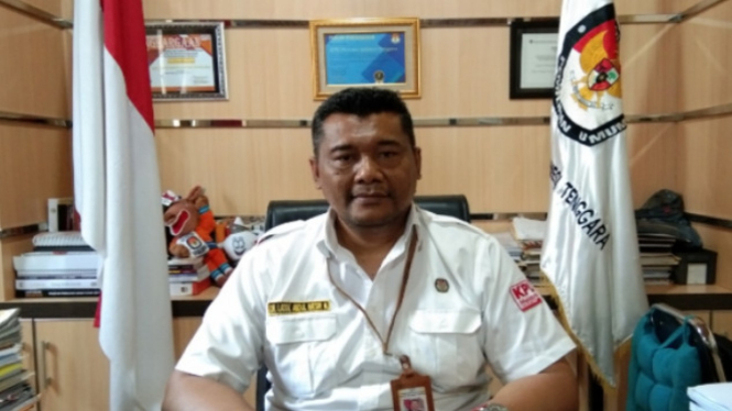 Ketua KPU Sultra La Ode Abdul Natsir Muthalib 