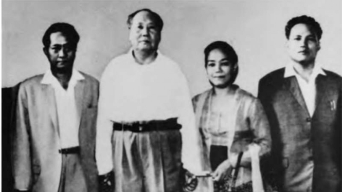 DN Aidit bersama Mao Zedong