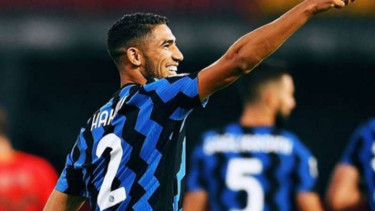 Winger Inter Milan, Achraf Hakimi.
