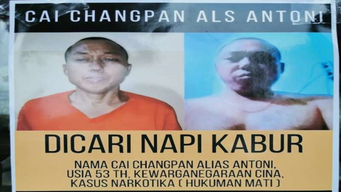 Napi asal China yang kabur dari Lapas Tangerang
