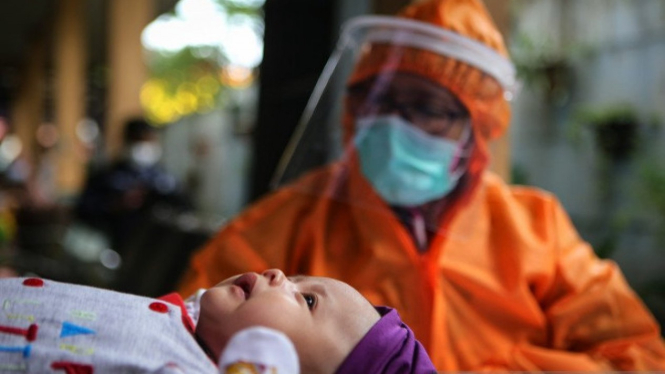 Anak positif COVID-19 di Aceh