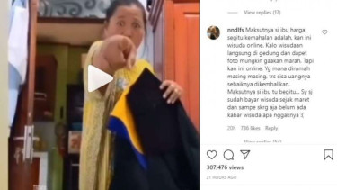 Viral ibu-ibu ngamuk karena biaya malah wisuda UNIKOM