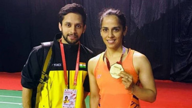 VIVA Bulutangkis: Pasangan suami istri India, Parupalli Kashyap dan Saina Nehwal