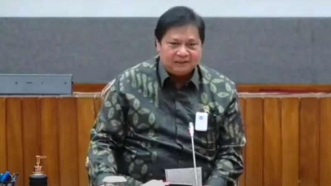 Menko Perekonomian Airlangga Hartarto.