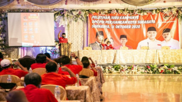 Ilustrasi Pelatihan tim kampanye Eri-Armuji di Pilkada Surabaya