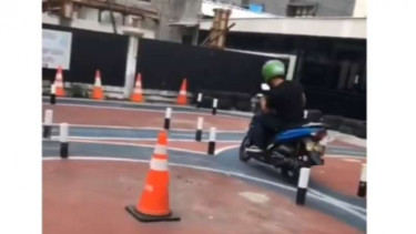 Ujian praktik SIM Sepeda Motor