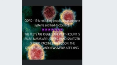 Hoax COVID-19 tidak membuat orang meninggal dunia