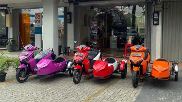 Modifikasi motor listrik Gesits