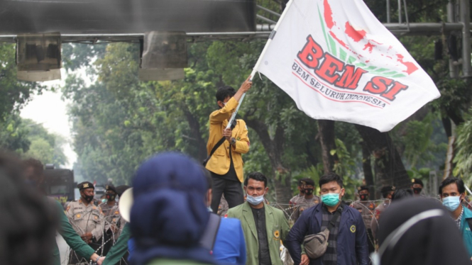 Aksi Demo BEM Seluruh Indonesia di Jakarta