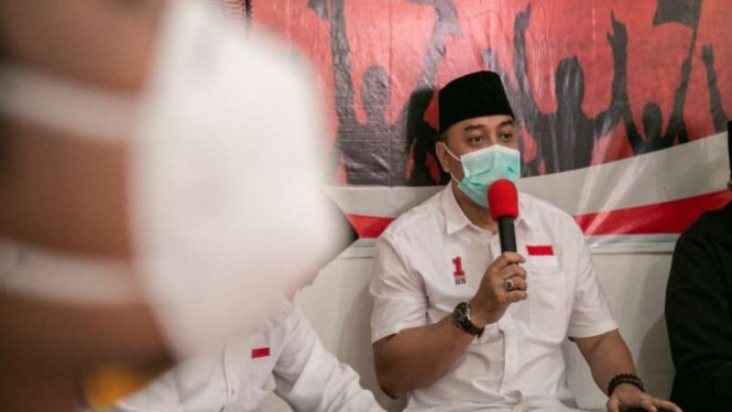  Calon Wali Kota Surabaya nomor urut satu, Eri Cahyadi