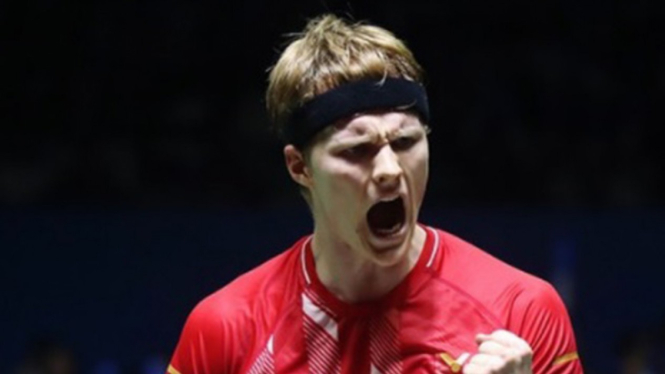 VIVA Bulutangkis: Tunggal putra Denmark, Anders Antonsen.