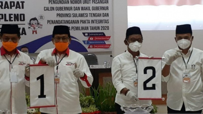 Calon Pasangan Pilgub Sulteng 2020 (antara)